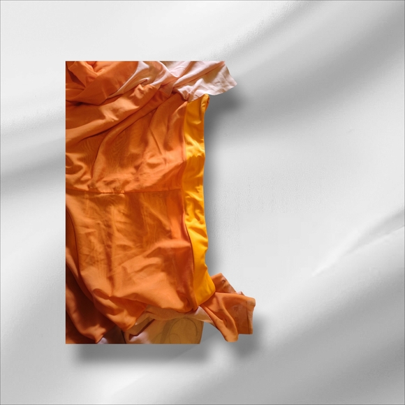 Orange Ruffled Pants - Picture 2 of 3